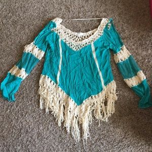 Long sleeve hippie top